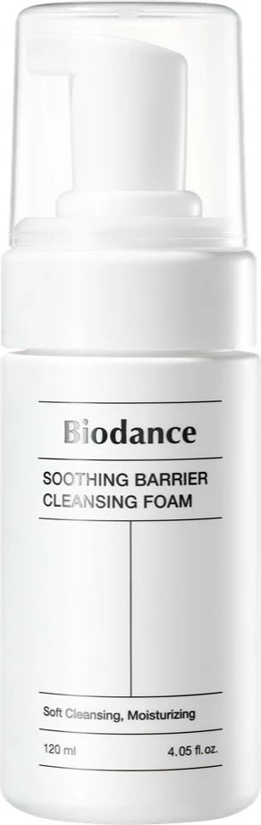 Shkumë pastruese fytyre për femra Biodance Soothing Barrier Cleansing Foam, 120ml