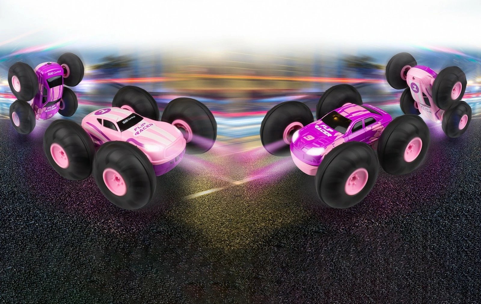 Veture RC Revell Stunt Car Flip Racer, 1:22, rozë