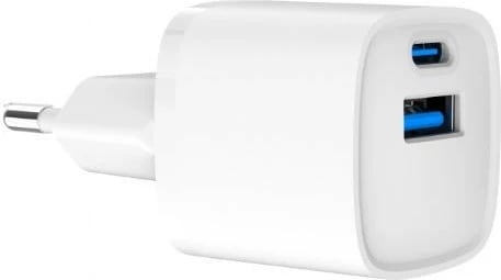 Karikues muri Gembird TA-UC-PDQC20-W-01, 20W, 2 porta USB, Bardhë