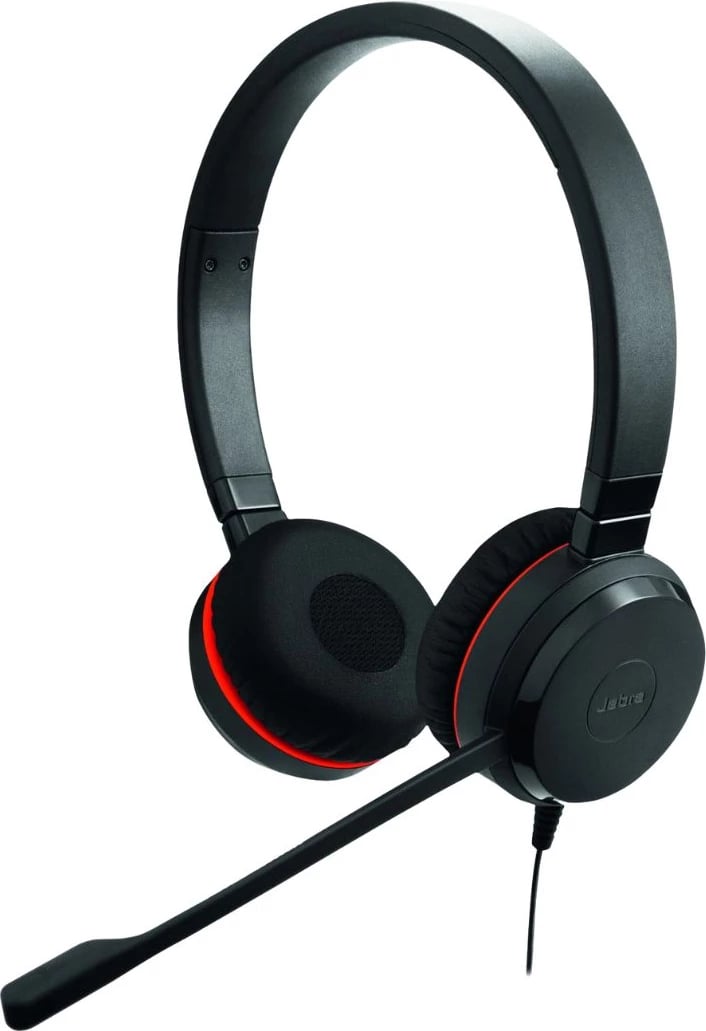 Kufje me mikrofon, Jabra Evolve 30 II 5399-829-369, stereo on-ear, me kabllo, e zezë