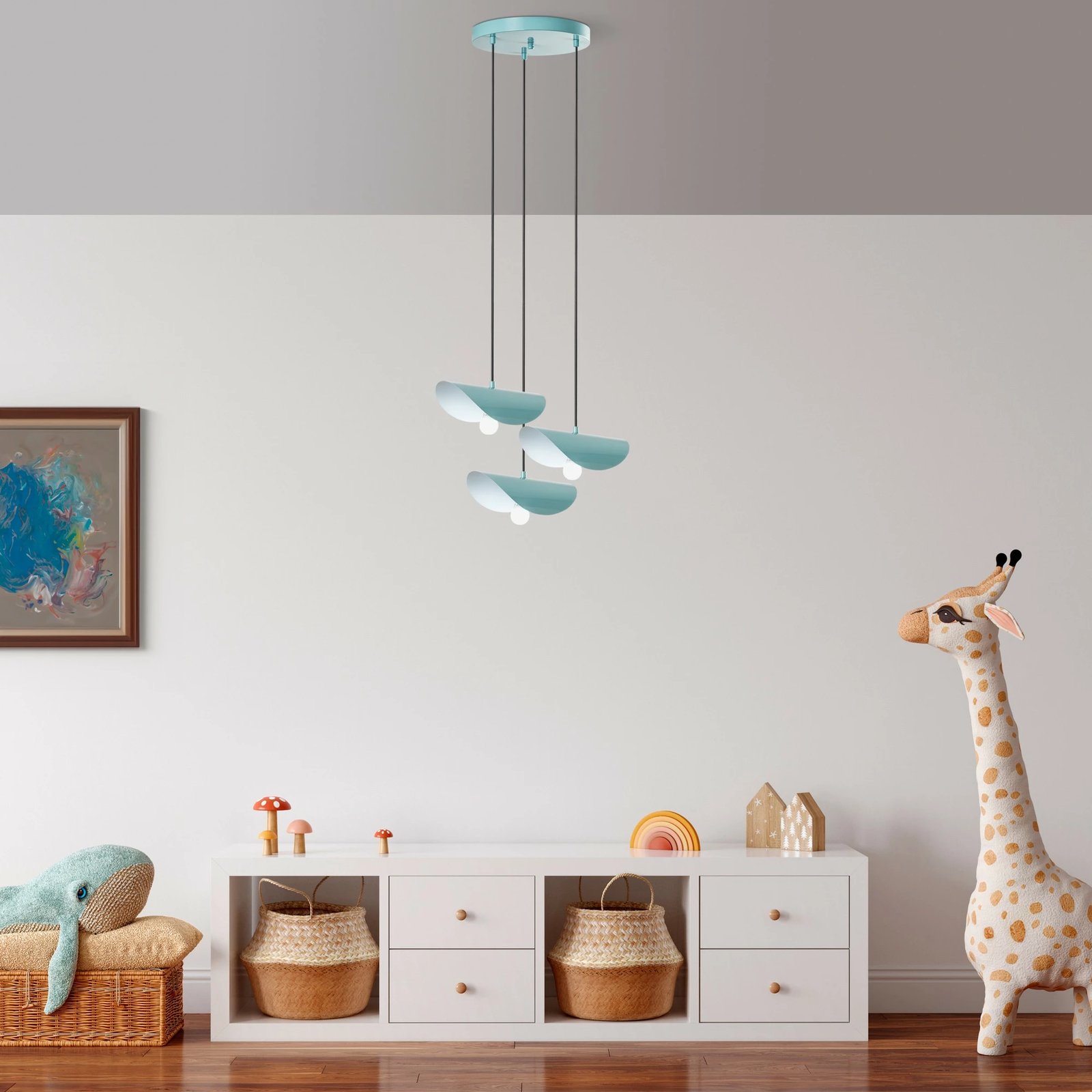 Llambë tavani Opviq, Eger - Mr - 964, ngjyrë turquoise