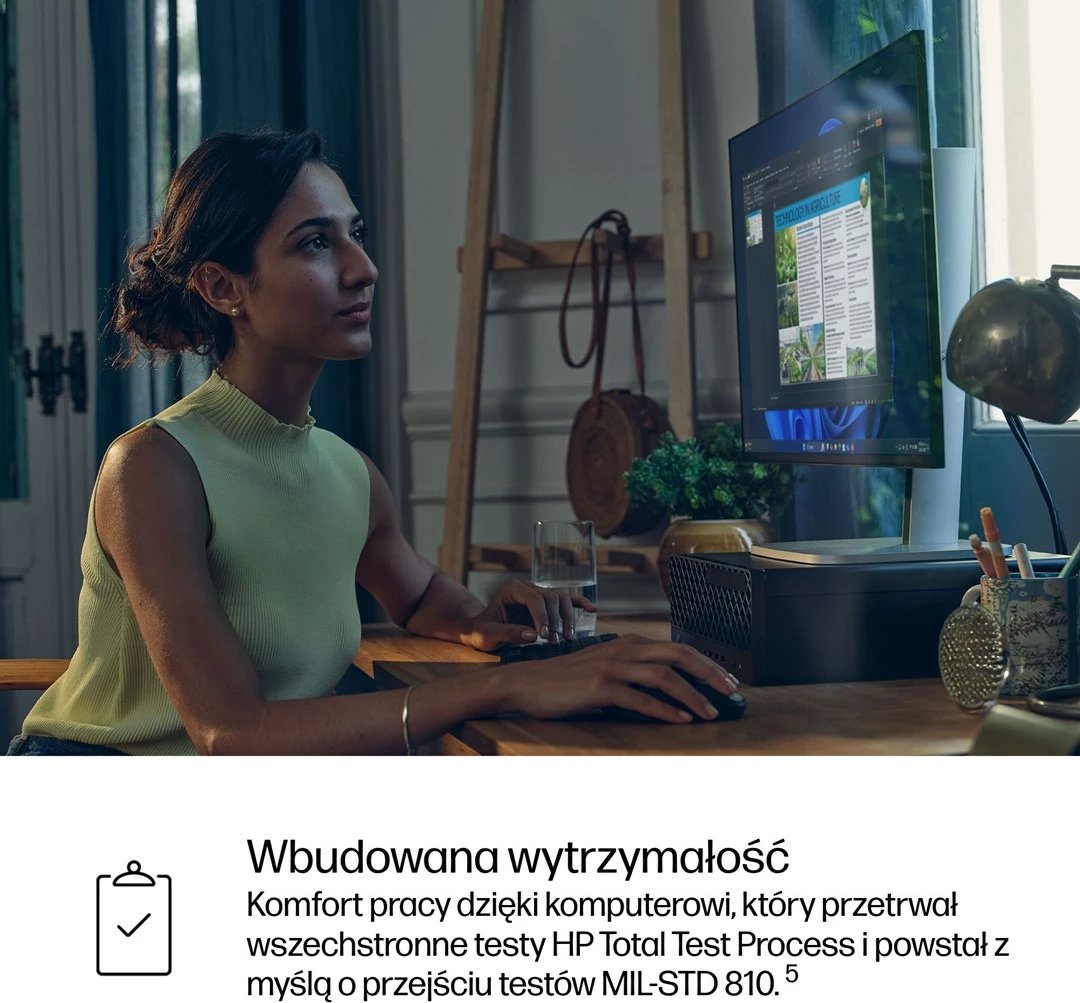 Kasë kompjuteri HP ProDesk 4 SFF G1i AI PC, Intel Core Ultra 5 225, 16 GB RAM, 512 GB SSD, Windows 11 Pro, e zezë