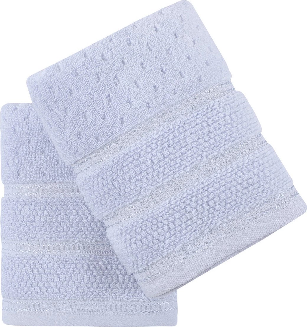 Set peshqirësh dore (2 copë), Mijolnir Arella, ngjyrë kaltër e çelët