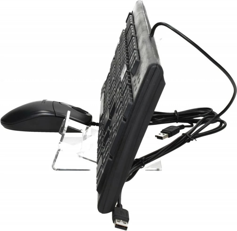 Set tastierë + maus A4 Tech KM-720 OP-620, me kabllo, USB, e zezë