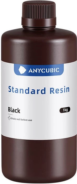Resinë standarde AnyCubic SPTBK-104E, 1 kg, e zezë