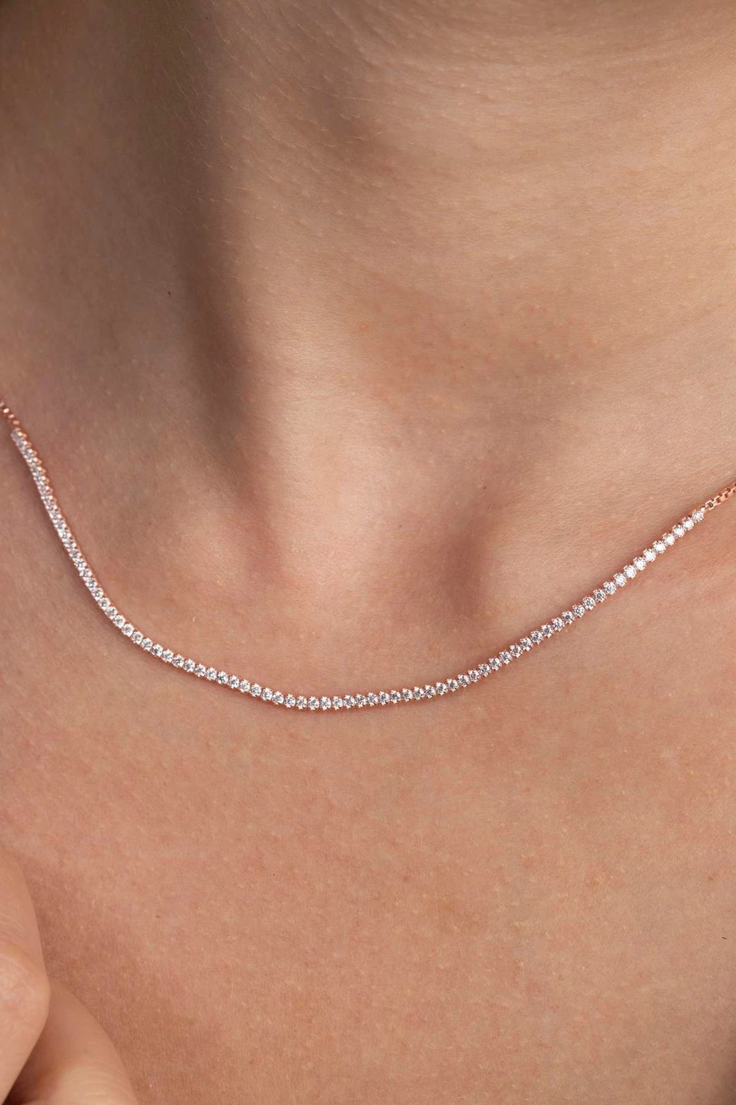 Qafore argjendi ngjyrë rozë e artë, Jumeon, FA183168R