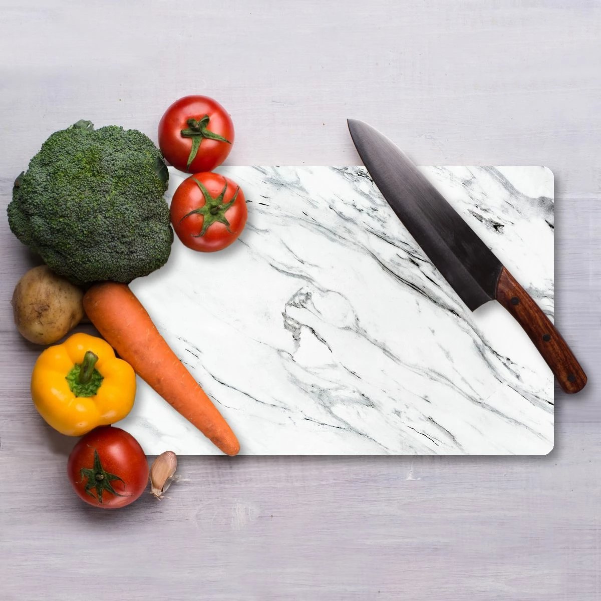 Dërrasë prerëse Hermia, qelq i temperuar, shumëngjyrëshe, 25x35cm, Ckt149 Dërrasë prerëse Hermia, qelq i temperuar, shumëngjyrëshe, 25x35cm, Ckt149