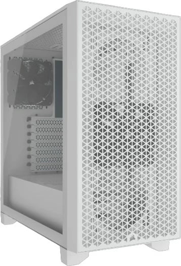 Kasë Corsair 3000D AIRFLOW, Midi Tower, ATX, e bardhë