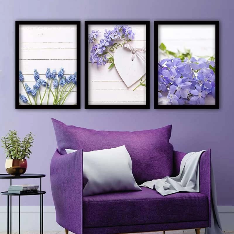 Pikturë dekorative me kornizë (3 copë), Wallity, 3SC_32738270_3545