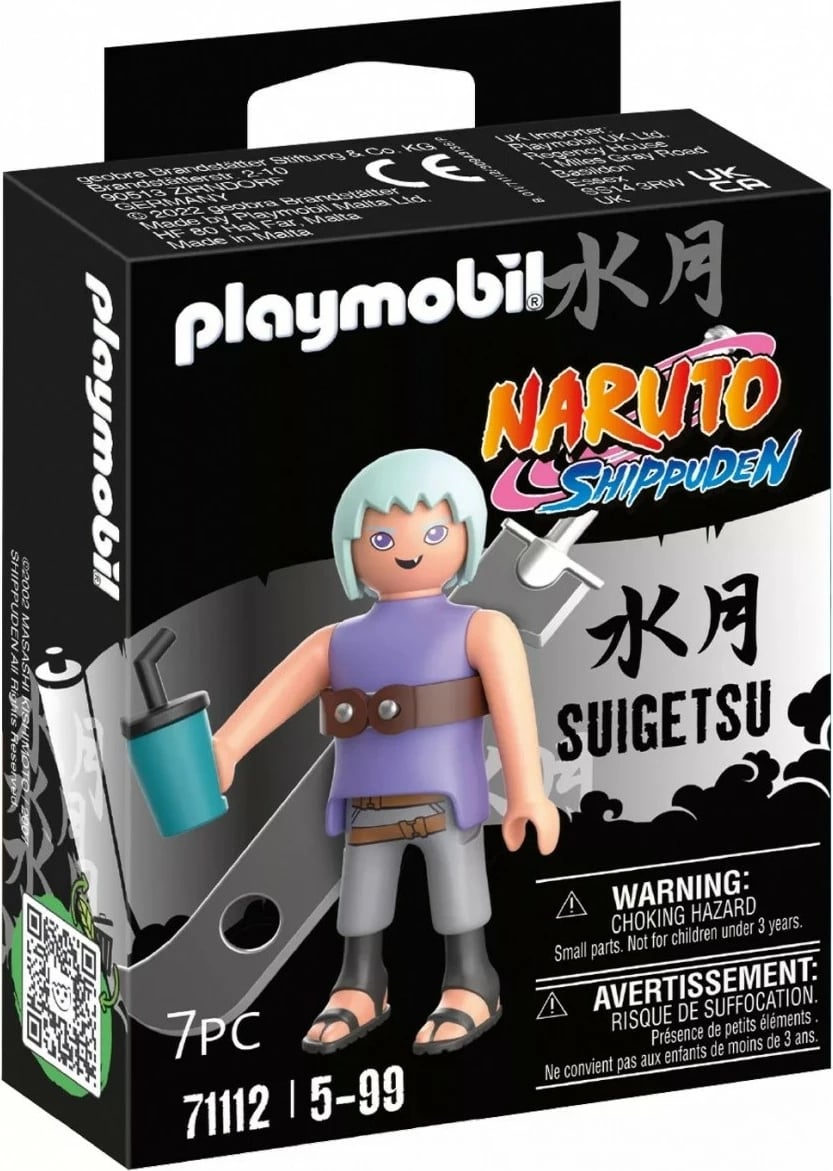 Figurë aksioni Playmobil Naruto Shippuden Suigetsu 71112, 7 pjesë