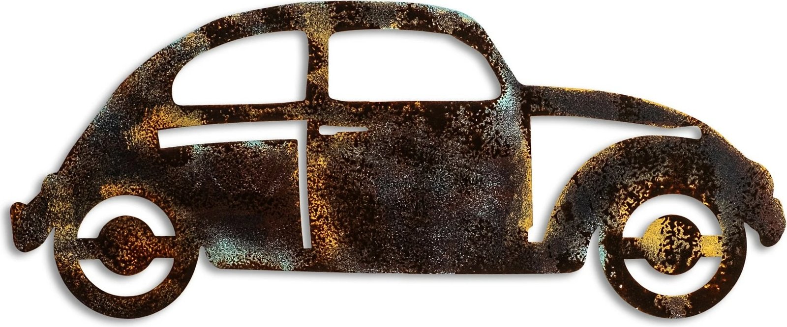 Aksesor dekorativ metalik për mur, veturë, Wallity, Car 18