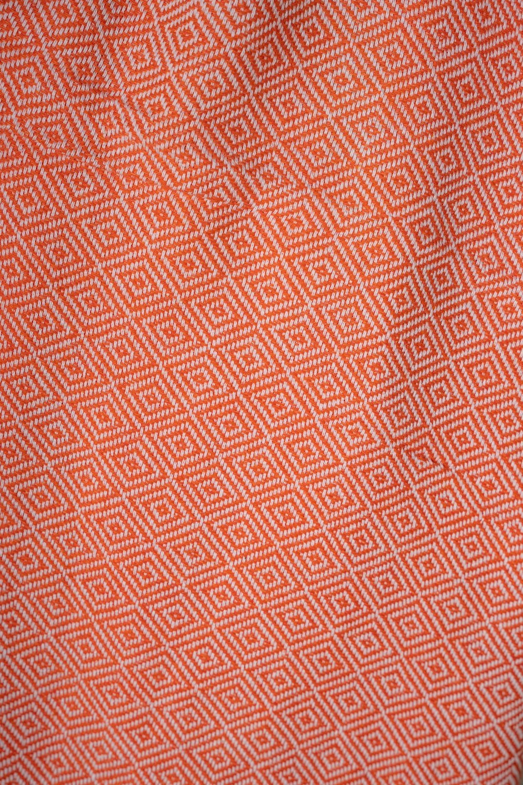 Peshqir plazhi Fouta Mijölnir, New Diamond, portokalli