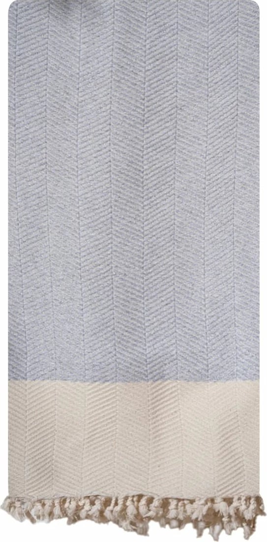 Peshqir plazhi Fouta, ngjyrë gri, Mijölnir, 90x180cm