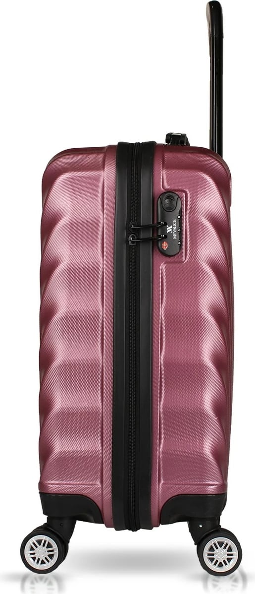 Set valixhesh (2 copë), ngjyrë rozë e artë, Zoozie Bags, 7323