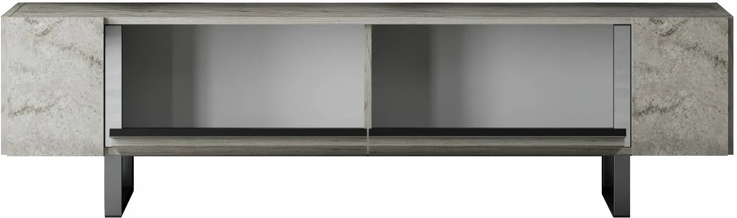 Komodë TV Hanah Home, Yildiz, travertin, argjend