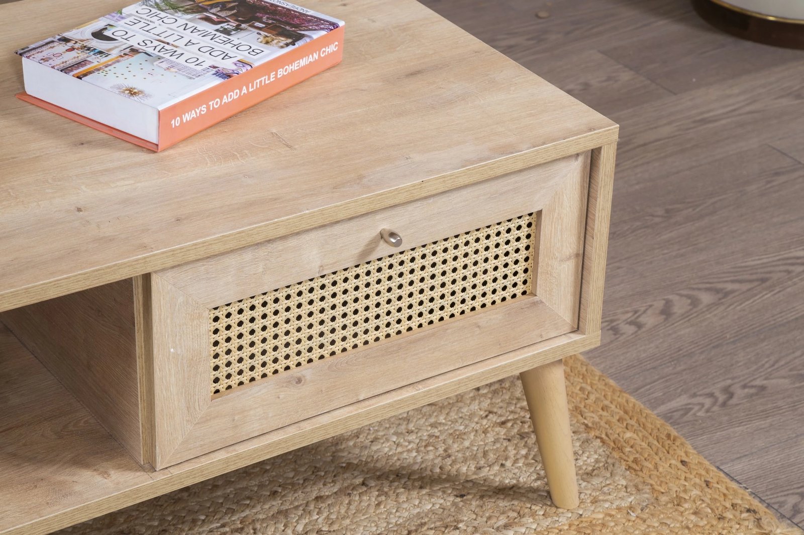 Tavolinë kafeje Skye Decor, ngjyrë lisi, Calvin