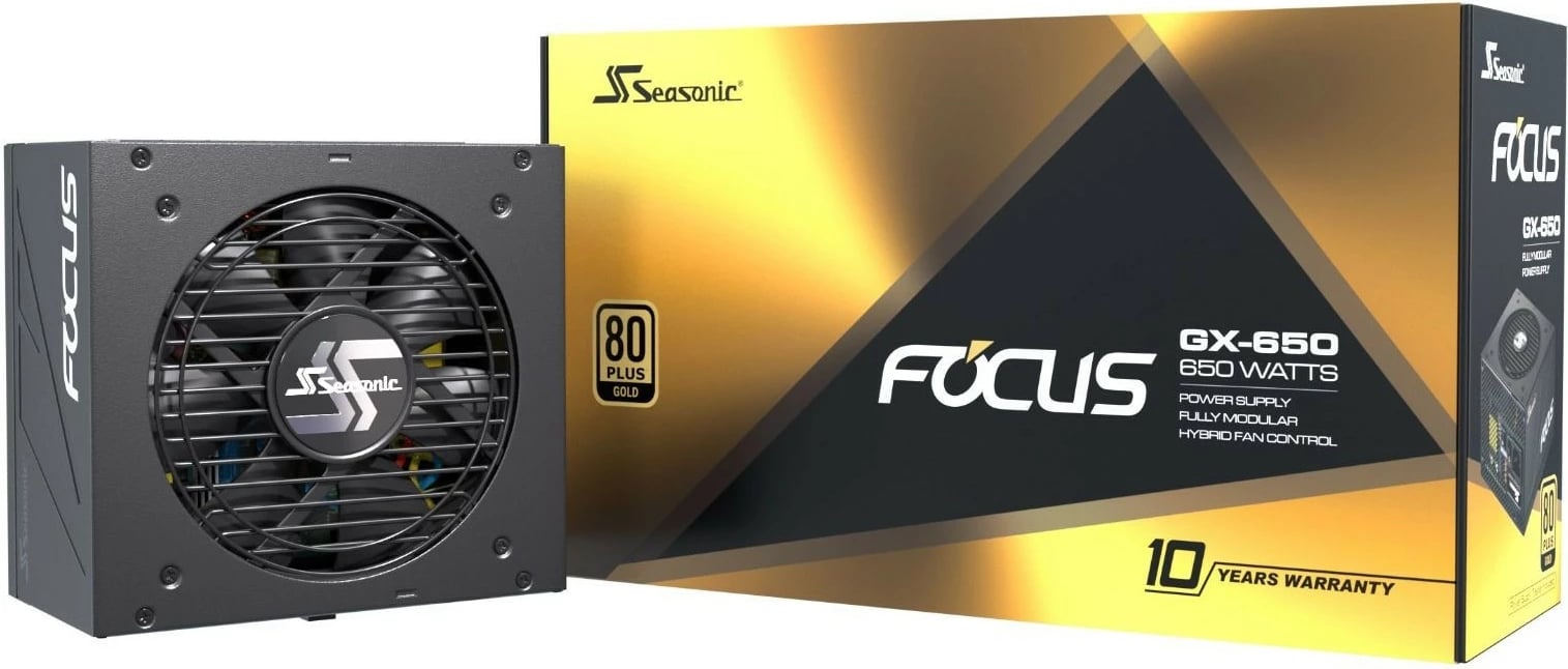 Furnizues energjie Sea Sonic FOCUS-GX-650, 650 W, modular, i zi