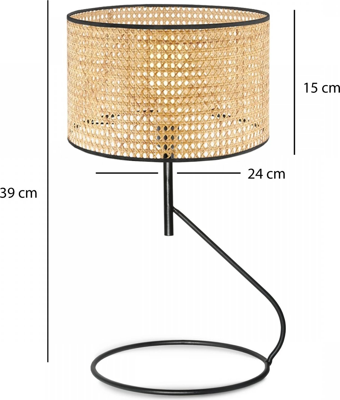 Llambë tavoline Opviq, ratan, AYD-3355