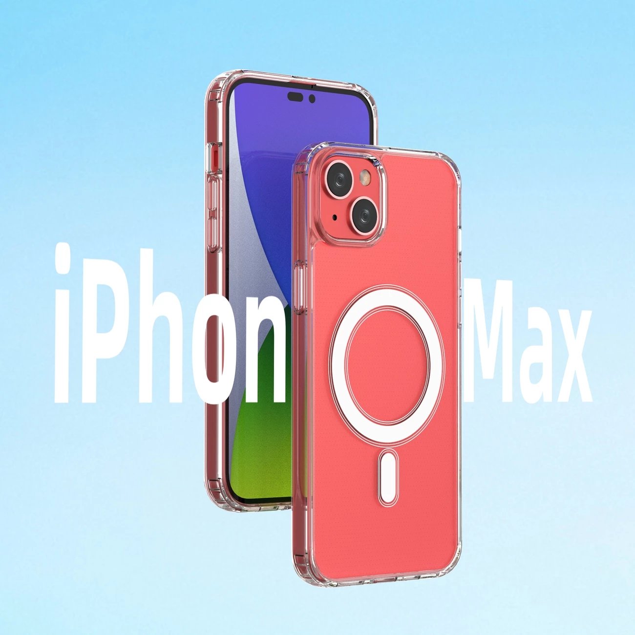 Mbështjellës Hurtel për iPhone 14 Plus, MagSafe, transparent