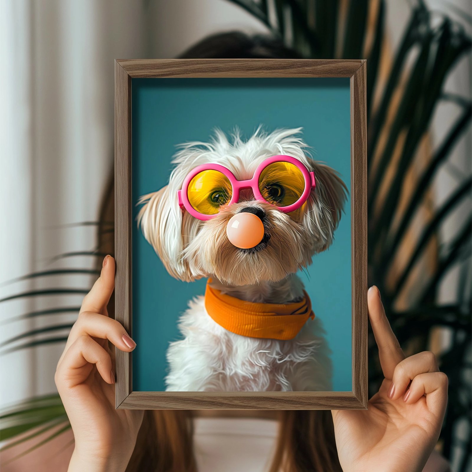 Pikturë dekorative me kornizë MDF, Wallity, GE202-L