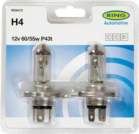 Lampa 12v 60/55w H4 2/1 Ring
