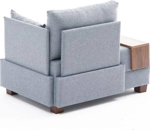 Karrige një vendëshe Fly Right, ngjyrë kaltër e çelët, Atelier del Sofa