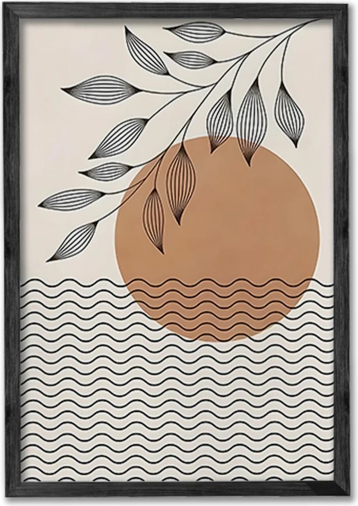 Pikturë dekorative me kornizë (3 copë), Wallity, Ersy3Syhcrv31