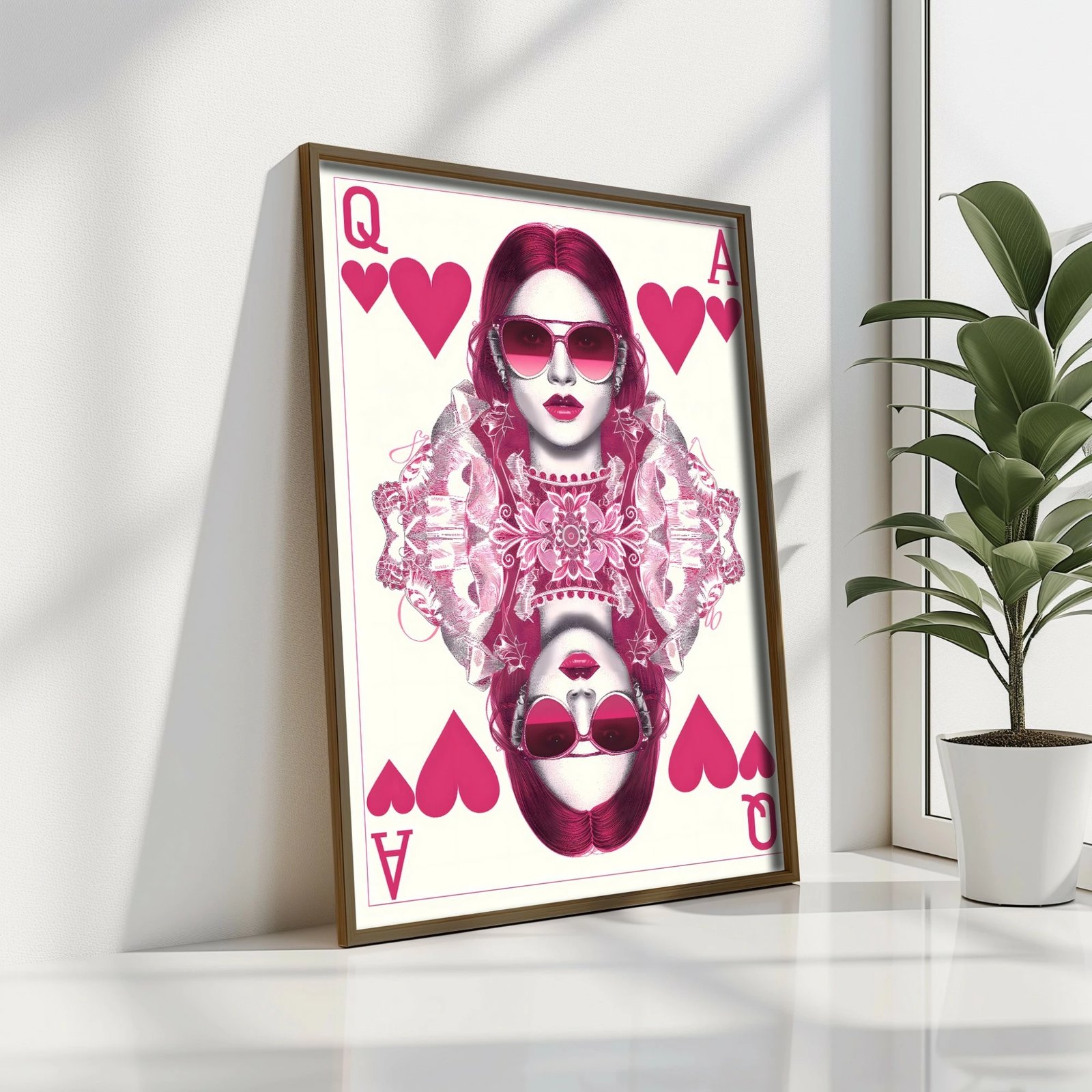 Pikturë dekorative me kornizë MDF, Wallity, GE115-L