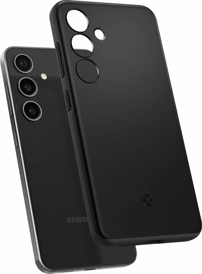 Mbështjellës Spigen Thin Fit për Samsung Galaxy S24, i zi