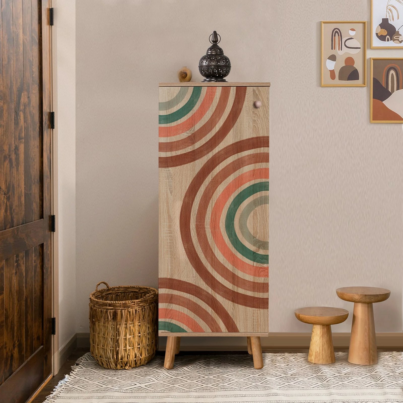 Dollap këpucësh Skye Decor, ngjyrë sonomo, Vegas - S 935