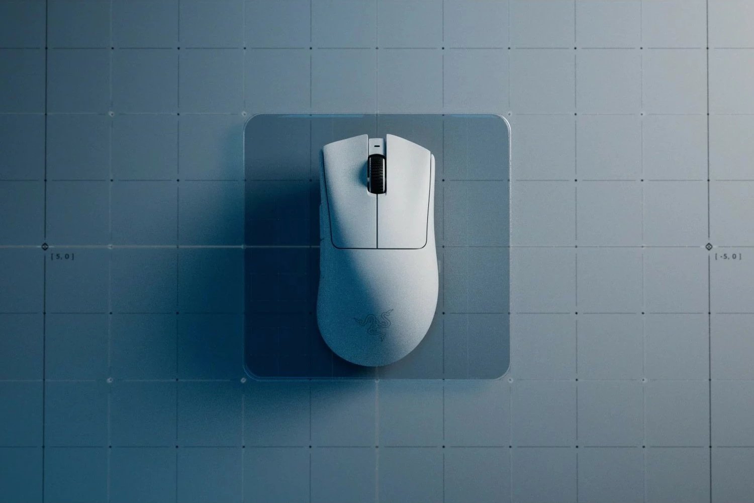 Maus Razer DeathAdder V3 Pro, wireless, 30000 DPI, i bardhë