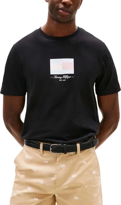 Maicë Tommy Hilfiger për meshkuj, e zezë