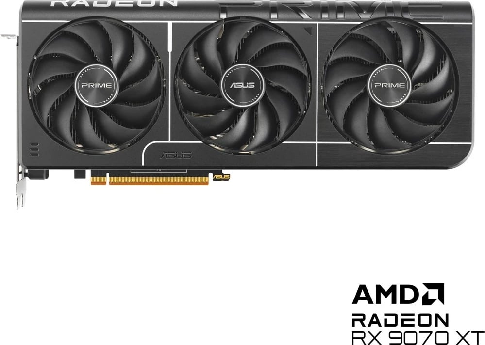 Kartelë grafike ASUS Prime RX 9070 XT, 16 GB GDDR6, E zezë Kartelë grafike ASUS Prime RX 9070 XT, 16 GB GDDR6, E zezë