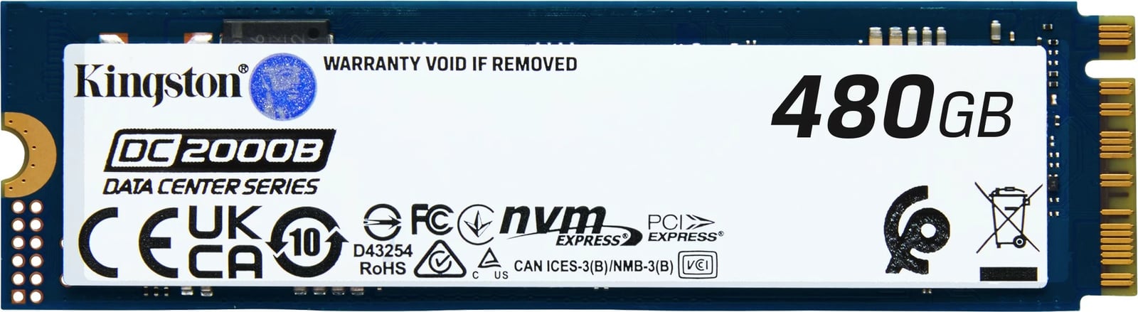 SSD Kingston DC2000B 480GB PCIe 4.0 M.2