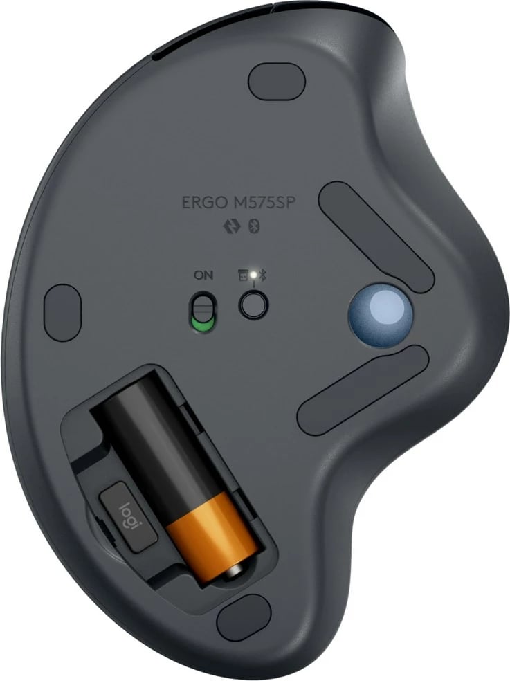 Maus Logitech ERGO M575S wireless, trackball, USB, Blu
