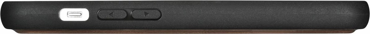 Mbështjellës iCarer Oil Wax Wallet 2in1 për iPhone 14 Plus, lëkurë natyrale, Anti-RFID, Kafe
