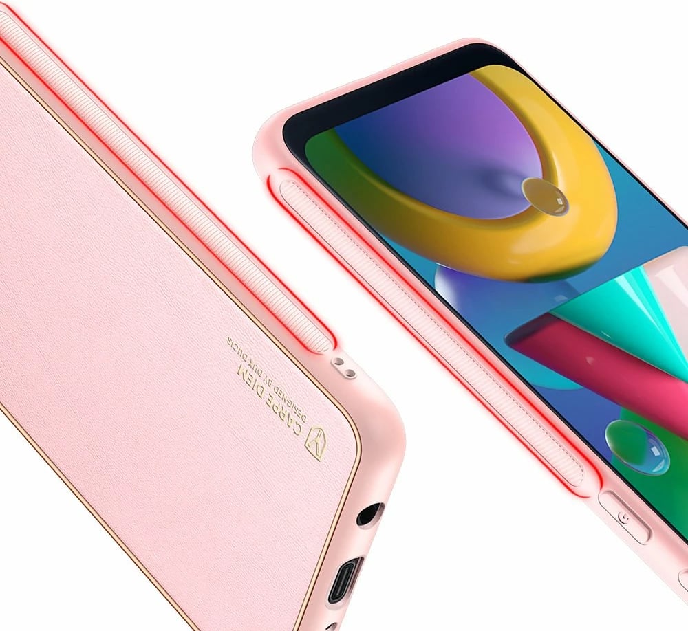Mbështjellës Dux Ducis Yolo për Samsung Galaxy M30s, rozë