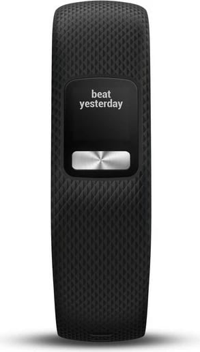 Smartwatch Garmin vívofit 4, rrip i zi, madhësia L, 365 ditë bateri, waterproof