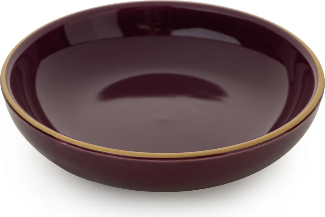 Set tasash për salcë, qeramike, 6 copë, ngjyrë damson, Hermia Concept, ST489006F573A841600MAYD100