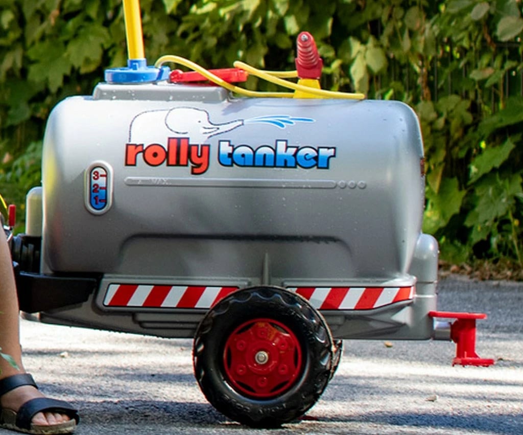 Rimorkio cisternë lodër, Rolly Toys, RollyTanker, me pompë dhe spërkatës, gri