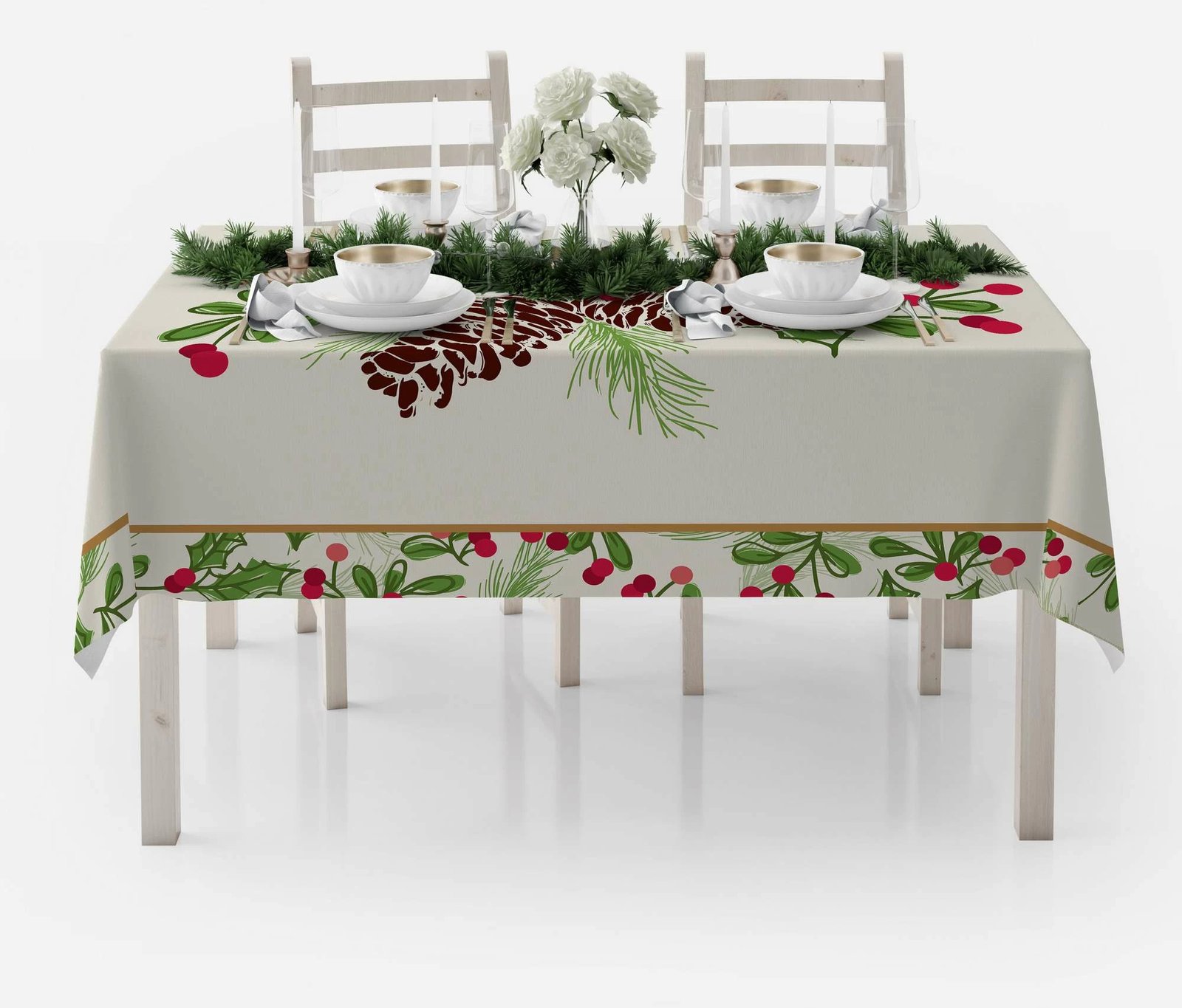 Mbulesë tavoline Hermia Concept, shumëngjyrëshe, HM-Tblnwy26-4, 140x300cm