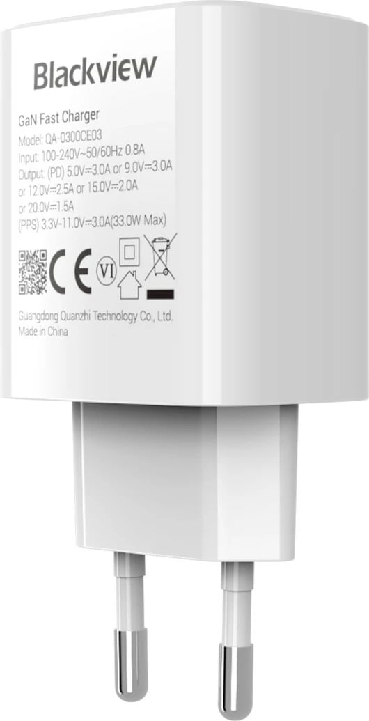 Karikues muri Blackview CHAR-33W/BV, 33W, USB Type-C, Bardhë