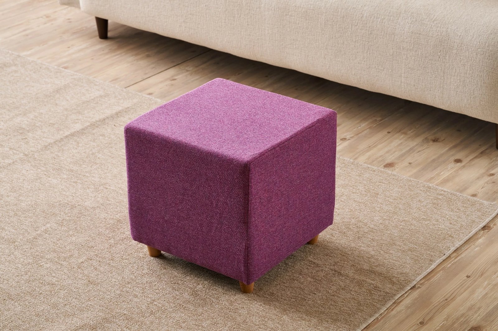 Puf Atelier del Sofa, ngjyrë lejla, Olimpos