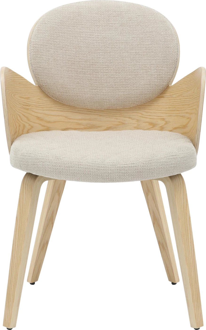 Karrige për ngrënie DARNELL FH9974.01, dru i përpunuar, ngjyrë lisi-ecru, 56x56x83H cm