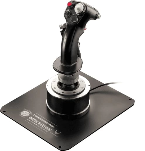 Joystick fluturimi, Thrustmaster HOTAS Warthog 2960738, bazë metalike, për PC, e zezë