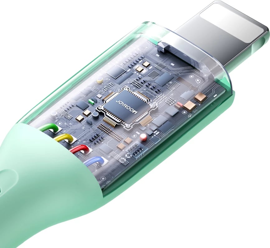 Kabllo Joyroom Multi-Color Series S-A34, USB-A në Lightning, 1m, 3A, Rozë