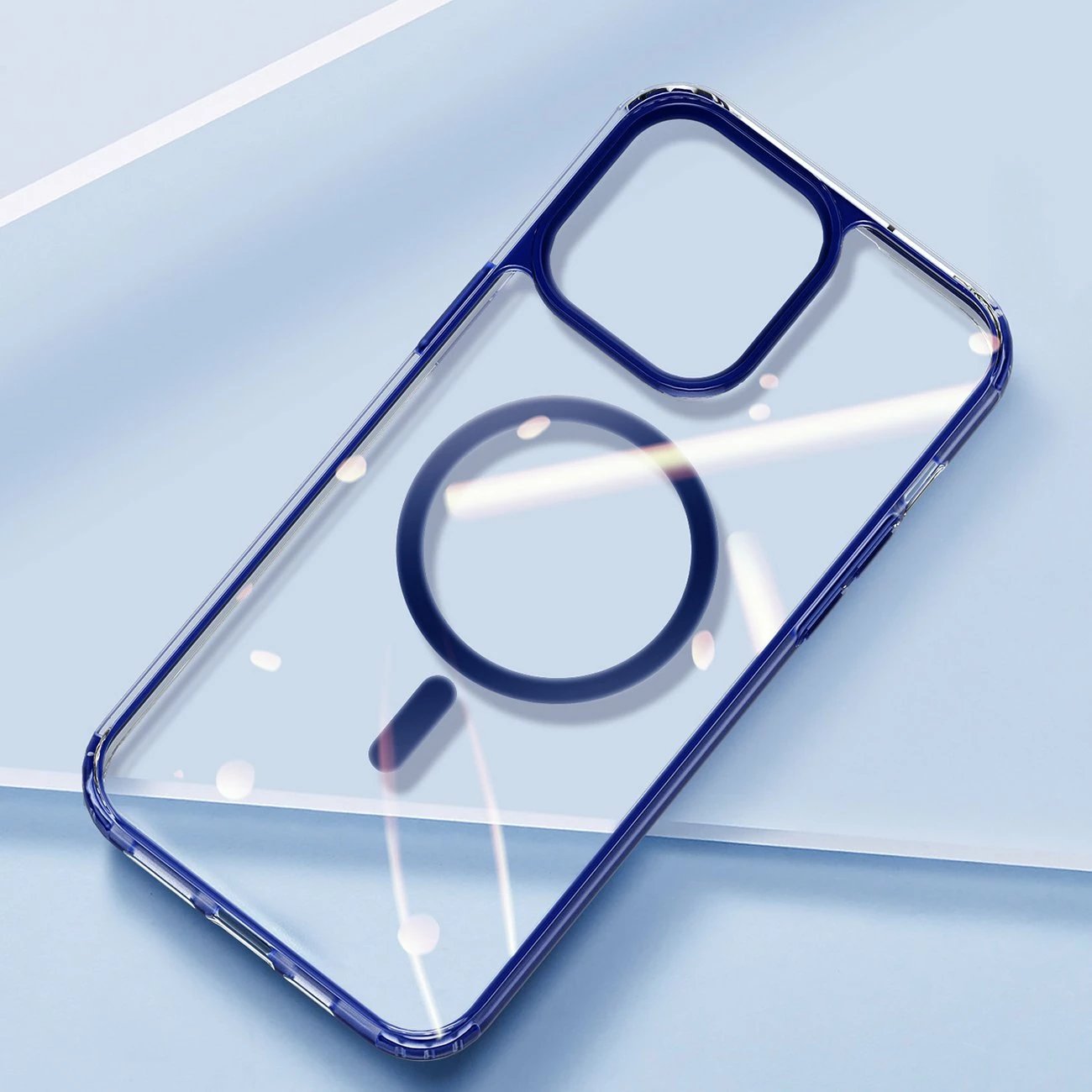 Mbështjellës Dux Ducis Clin2 për iPhone 14 Plus, MagSafe, Kaltër
