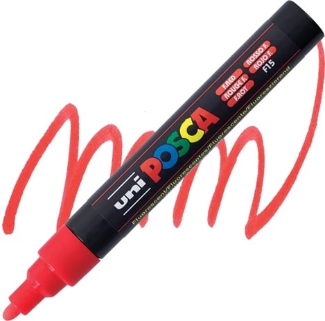 UNI-MARKER pc-5m POSCA RED