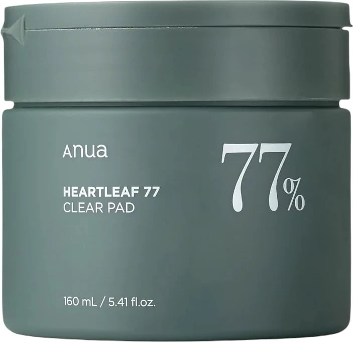 Pads për fytyrë Anua Heartleaf 77% Clear Pad Tonifying për femra, 160ml