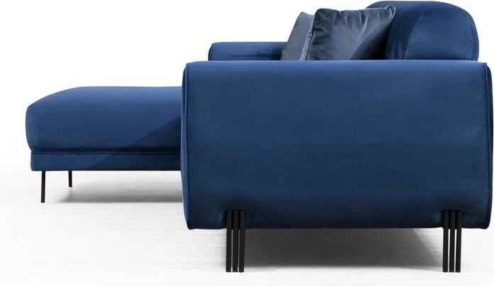 Kënd divan-krevat Atelier del Sofa, kënd majtas, ngjyrë blu e errët (Chl-3R)